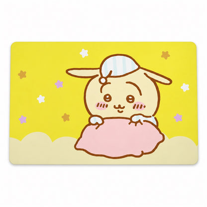Absorbent Bathroom Mat, Cute Cartoon Bunny Print Quick Dry Mat (1 Pc, 60x40 Cm)