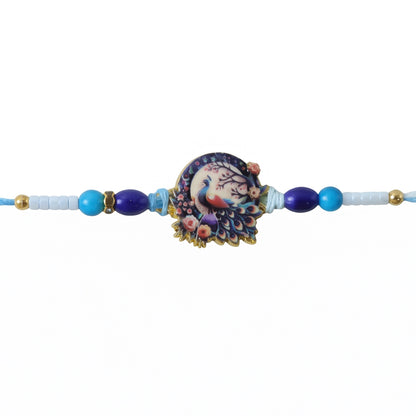 Royal Mughal Peacock Designer Rakhi