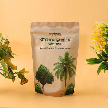 Kitchen Garden Compost For Home Gardening, Natural Nutrients For Healthy Plants (250 g)