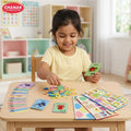120 Piece Flash Cards and Foam Cutout Set for Alphabet, Number and Shape Learning