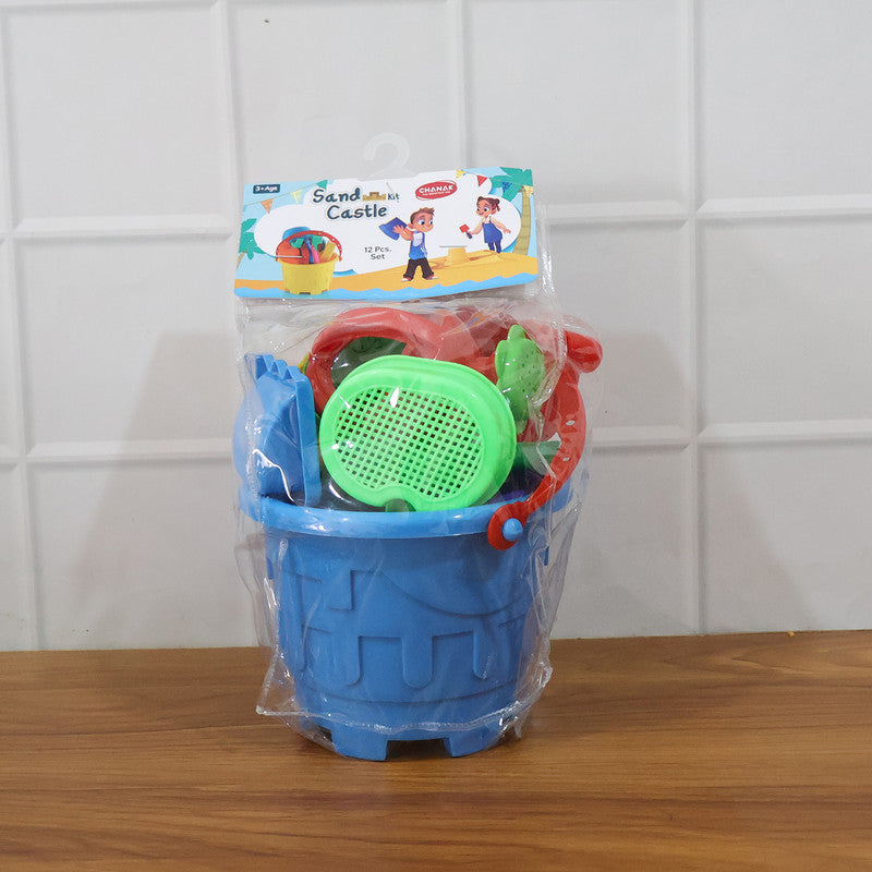 Aditi Kids Beach Sand Toy Set Bucket, Shovels and Moulds | Safe ABS Plastic Play Set