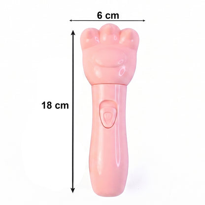 Compact bear hand massager for relaxation and itch relief