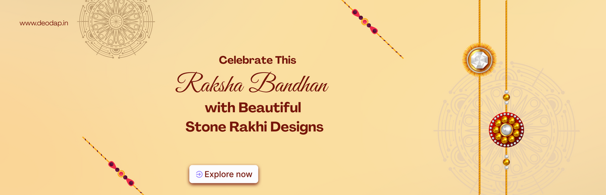 Celebrate This Raksha Bandhan with Beautiful Stone Rakhi Designs