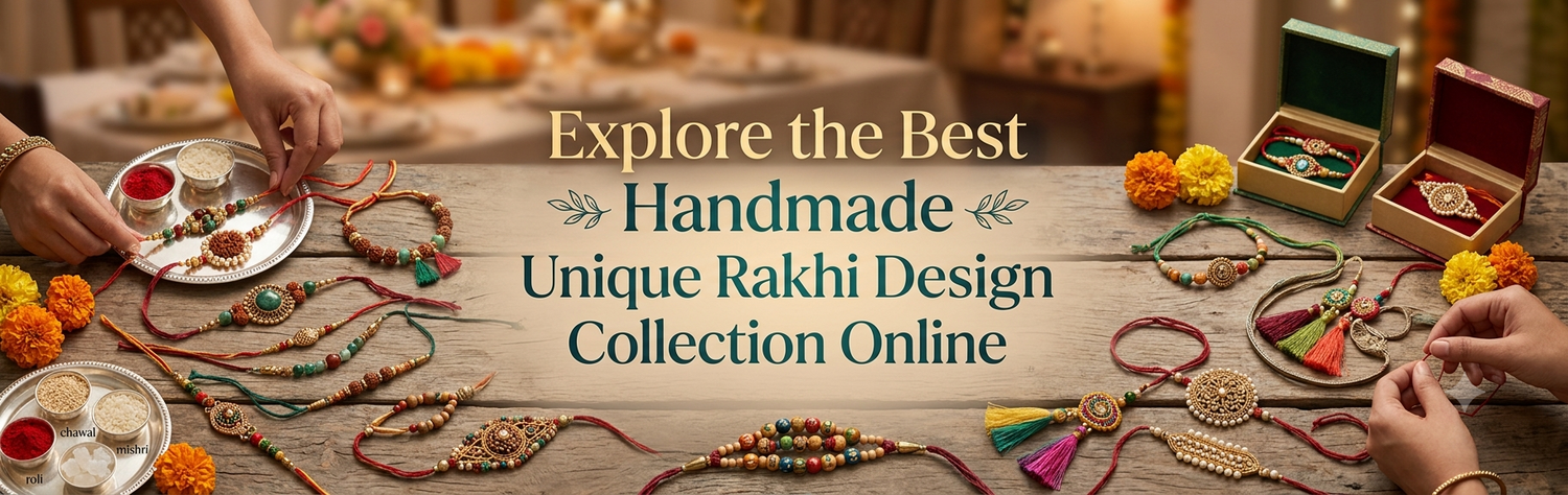 Explore the Best Handmade Unique Rakhi Design Collection Online