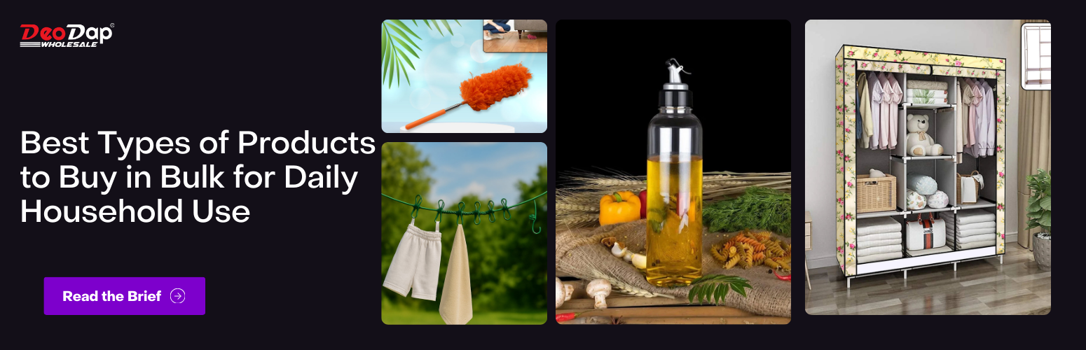 Best Types of Products to Buy in Bulk for Daily Household Use