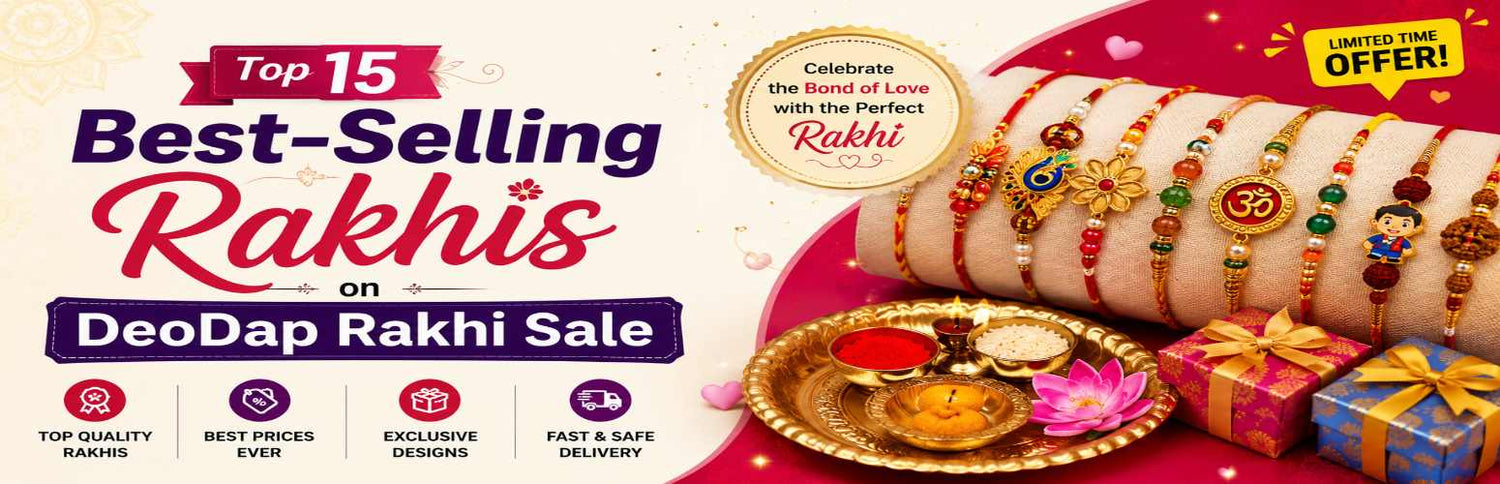 Top 15 Best-Selling Rakhis on DeoDap Rakhi Sale