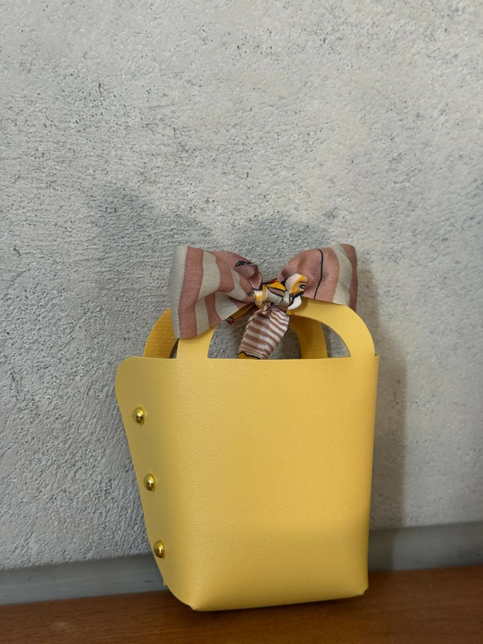Yellow Mini Handbag for Women & Girls | Cute Small Purse for Casual & Gifting