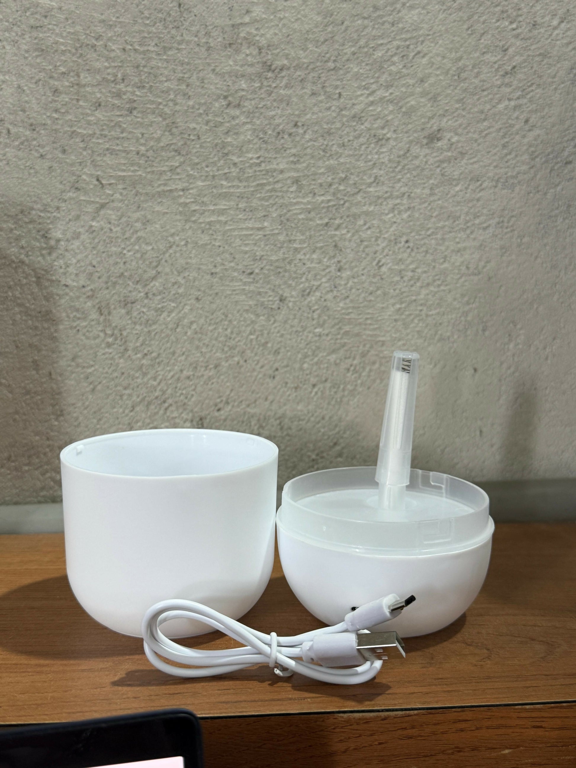 Cute USB Humidifier with Night Light & Dual Spray for Home, Office & Bedroom