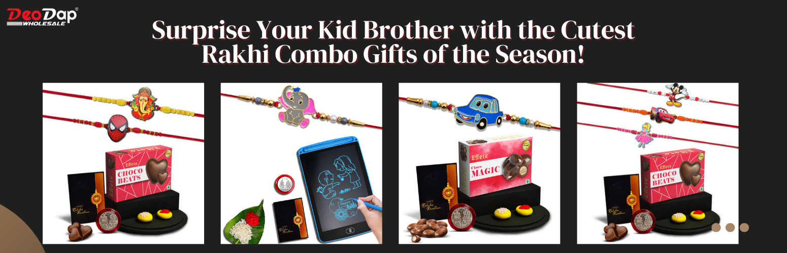 Surprise Your Kid Brother with the Cutest Rakhi Combo Gifts of the Season!