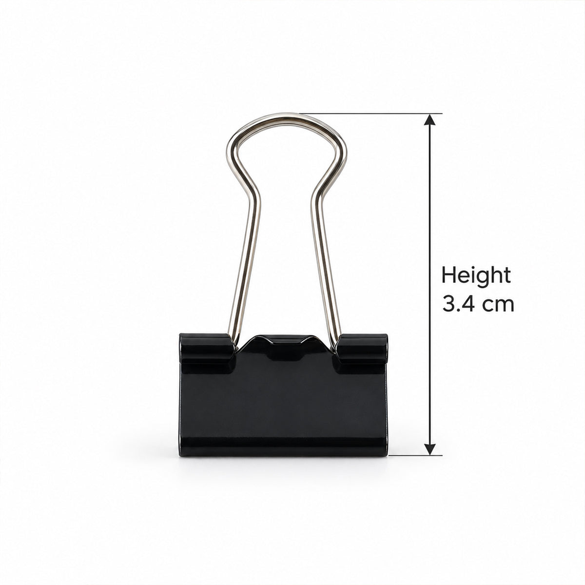Metal Paper Holding Binder Clips for Office School and Home Organization (12 Pc, 19 MM)