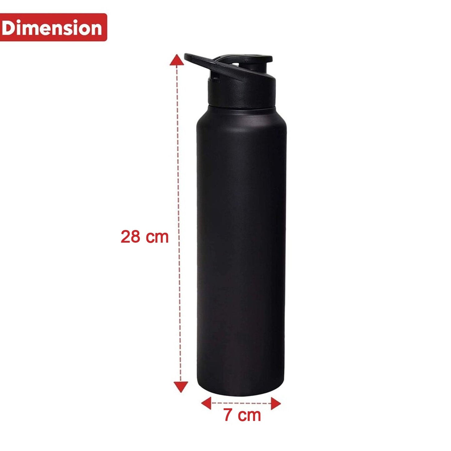 Customized Stainless Steel 1000ml Flip-Top Reusable Sports Water Bottle – 1 Pc