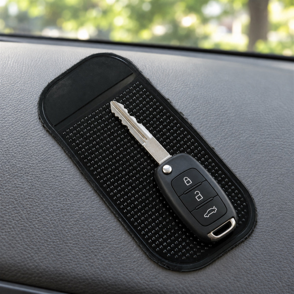 Non-Slip Silicone Dashboard Mat - Large Size Grip (1 Pc Mix Color)
