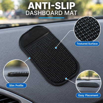 Non-Slip Silicone Dashboard Mat - Large Size Grip (1 Pc Mix Color)