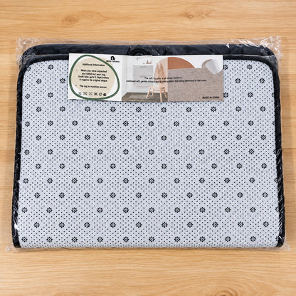 Bathroom Mat Set with Toilet Contour Rug and Lid Cover, Anti Slip (3 Pc Set)