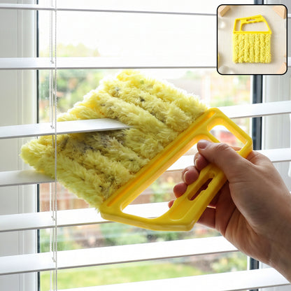 Microfiber Blind Cleaner Duster Brush for Window Blinds and AC Vents (1 Pc)