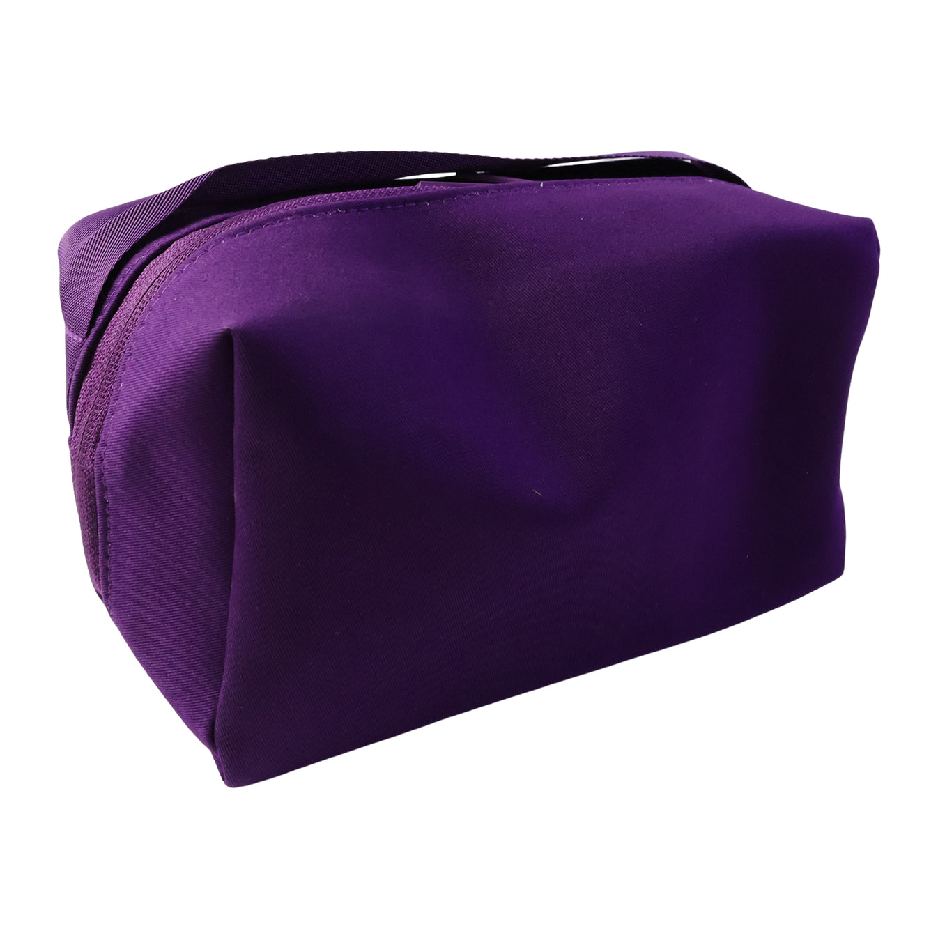 Premium Travel Makeup Organizer Bag | Waterproof Compact Cosmetic Pouch for Women, Foldable Toiletry & Beauty Storage Bag with Multiple Compartments, Portable Makeup Travel Case for Home, Travel & Daily Use - Purple - Image 4