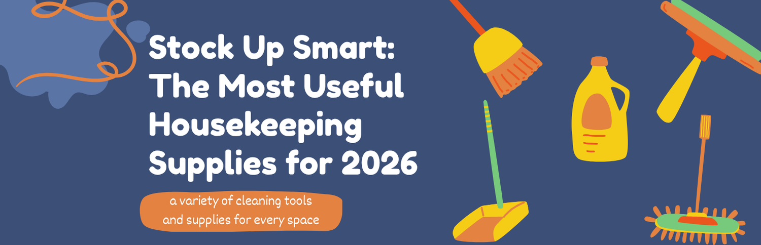 Stock Up Smart: The Most Useful Housekeeping Supplies for 2026