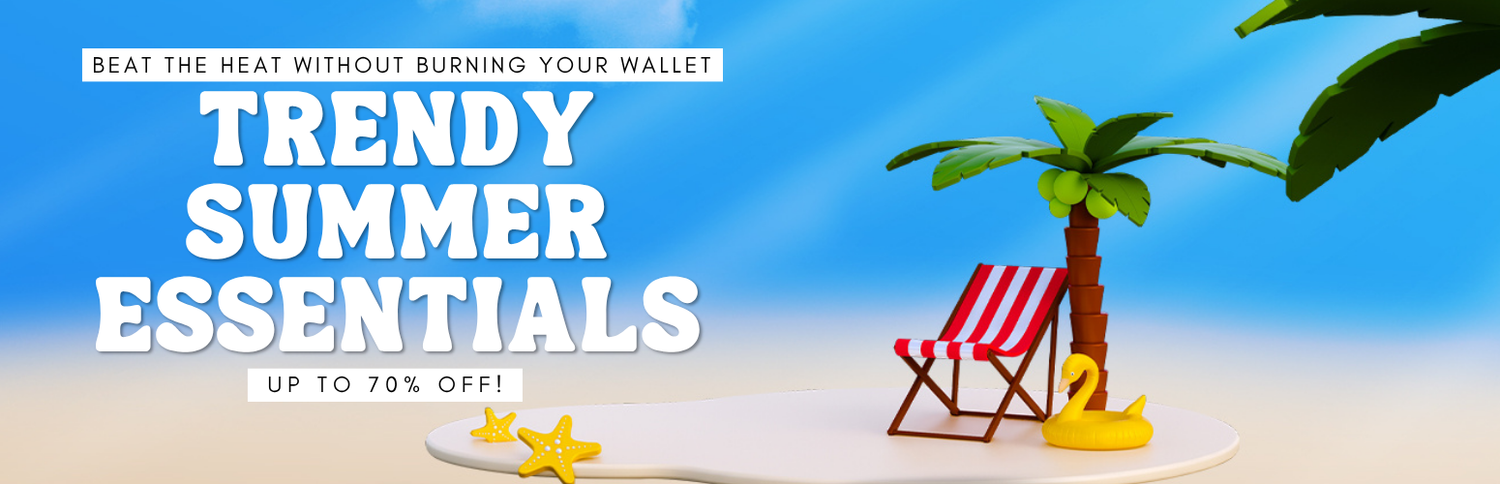 Beat the Heat Without Burning Your Wallet: Trendy Summer Essentials — Up to 70% Off!