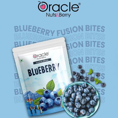 Close-up of dried blueberries with natural sweetness and antioxidants