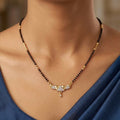 Gold Plated Pendant Short Mangalsutra for Modern Women