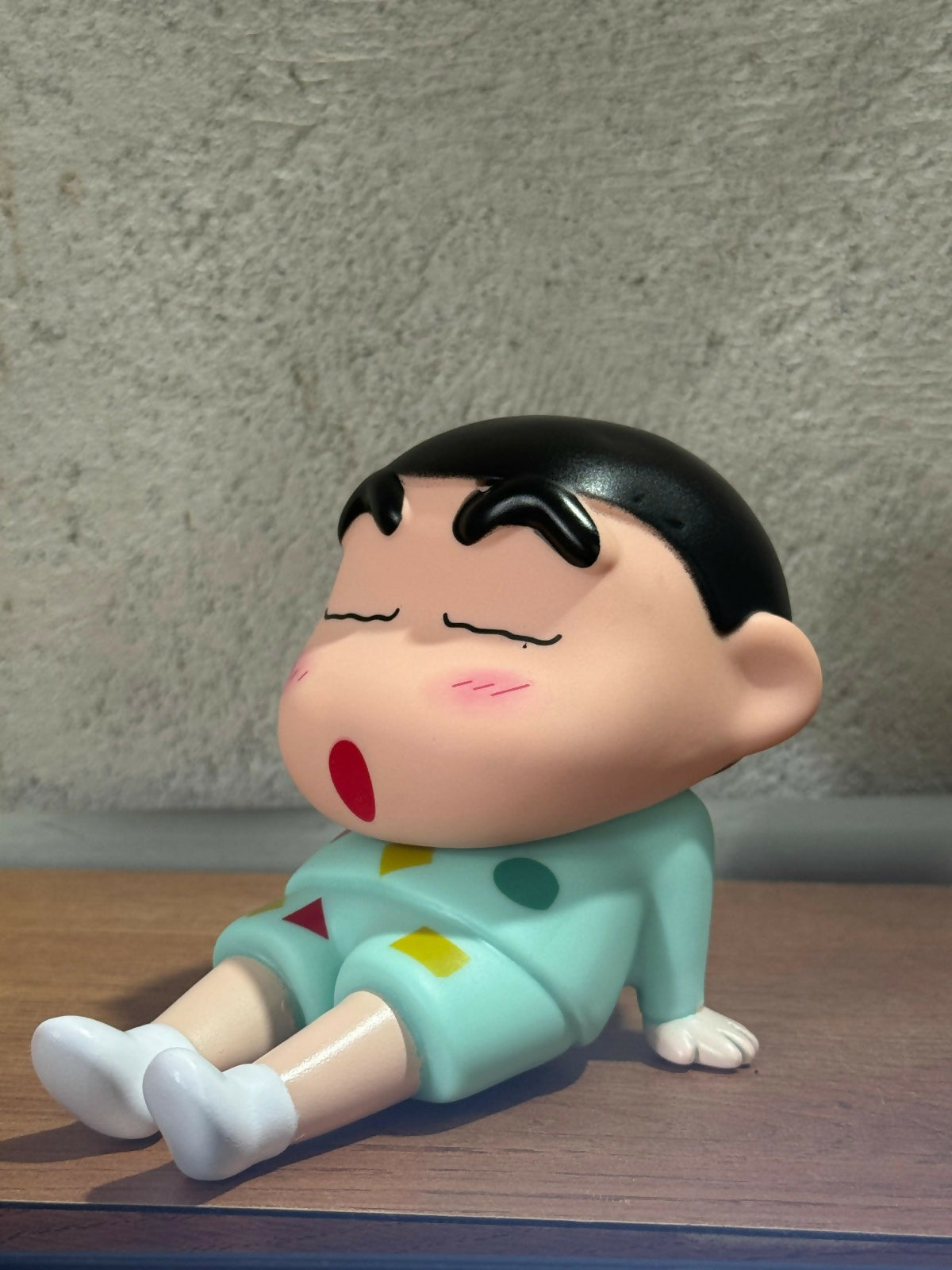 Cute Sleepy Cartoon Boy Phone Holder Stand – Durable Mobile Stand for Desk