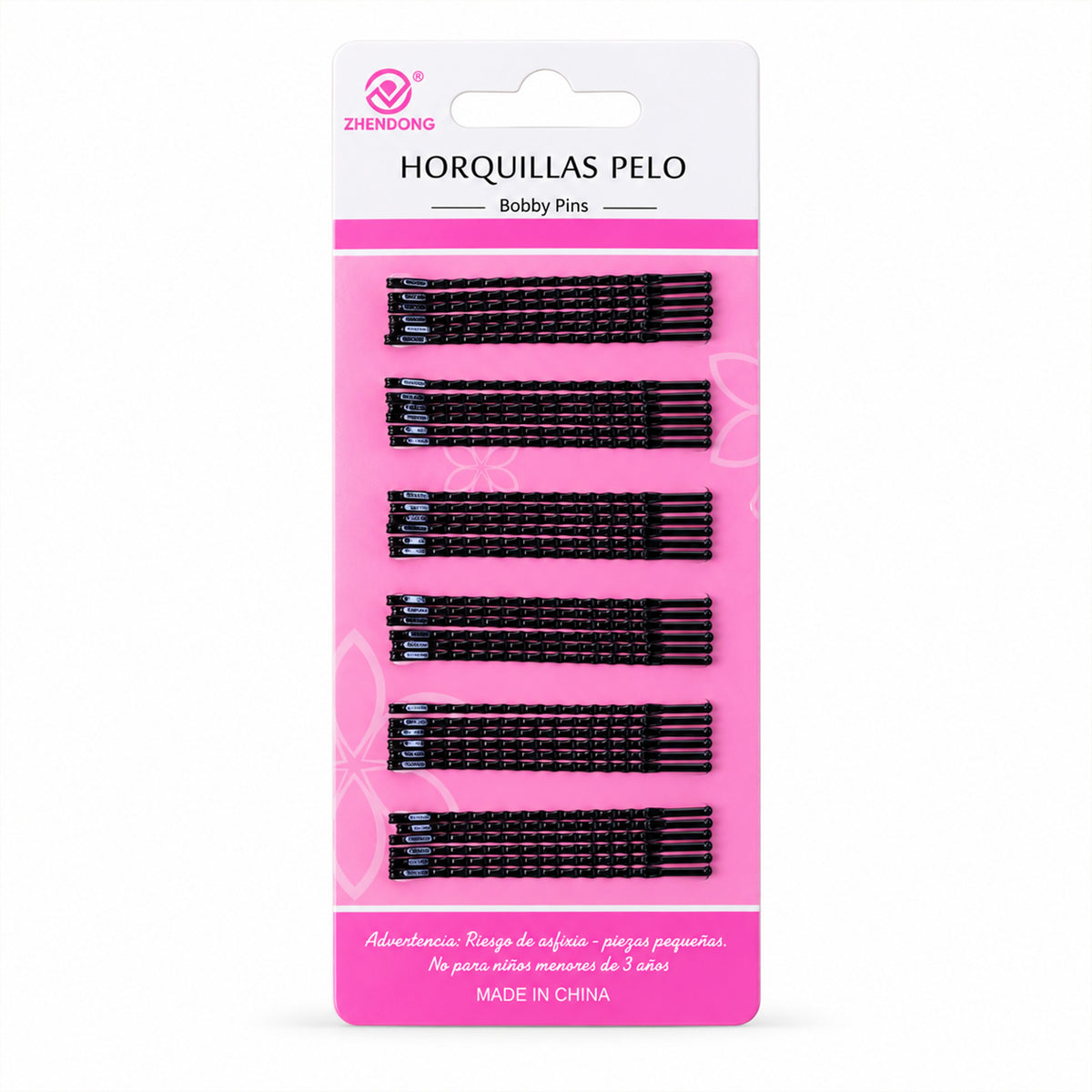 Metal Bobby Hair Pins with Wavy Grip for Buns and Everyday Hairdos (36 Pc Set)