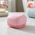 Silicone Massage Bath Body Brush – Built-In Soap Dispenser for Gentle Cleansing