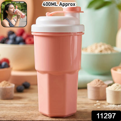 flip lid shaker bottle