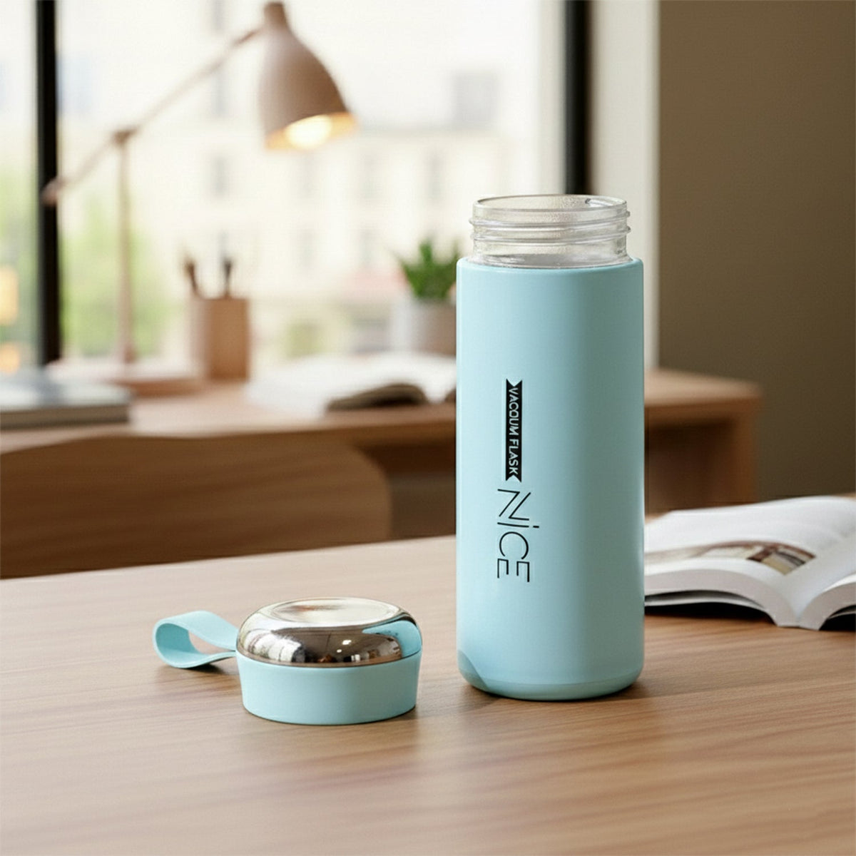 Kids Lunch & Hydration Combo – Panda Lunch Box with Vacuum Insulated Water Bottle