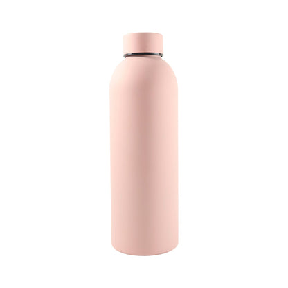 Customize Stainless Steel Double Wall Vacuum-Insulated Drink Water (Pink / 500 ML Approx)