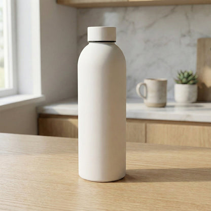 Customize Stainless Steel Double Wall Vacuum-Insulated Drink Water (White / 500 ML Approx)