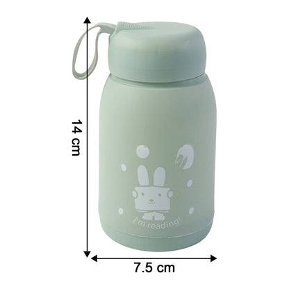 Cute Rabbit Printed Portable Insulated Water Bottle (330ML / 1 Pc)