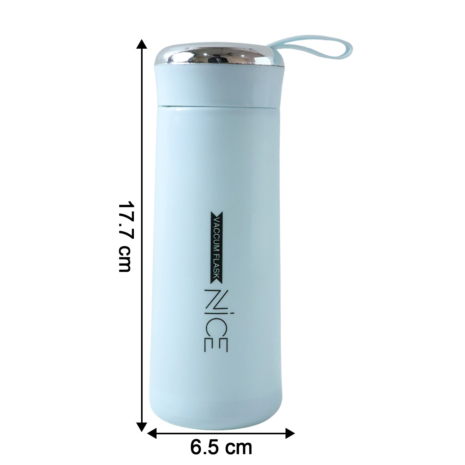 Glass Water Bottle with Secure Leak Proof Lid