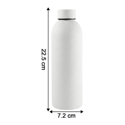 Customize Stainless Steel Double Wall Vacuum-Insulated Drink Water (White / 500 ML Approx)
