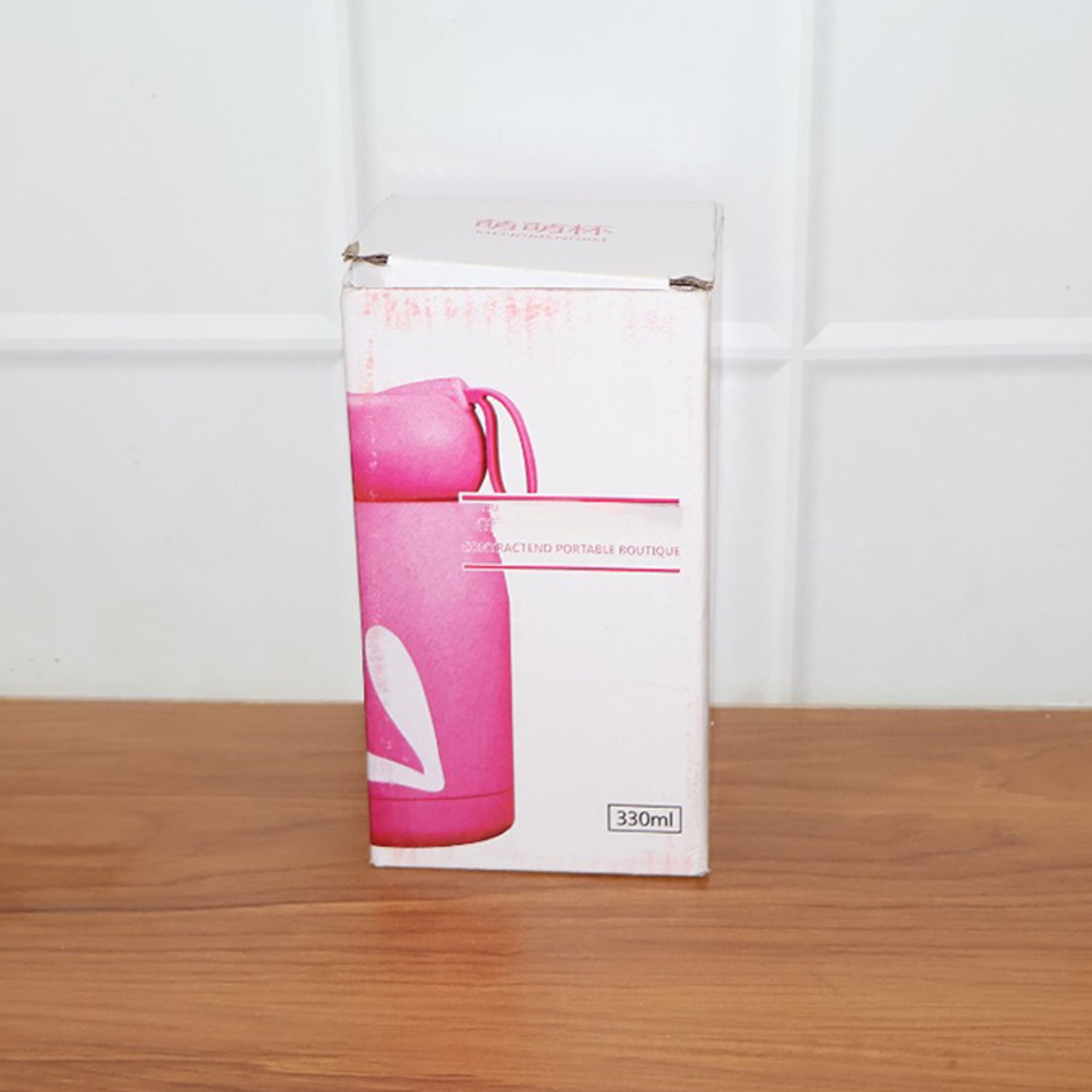 Cute Rabbit Printed Portable Insulated Water Bottle (330ML / 1 Pc)