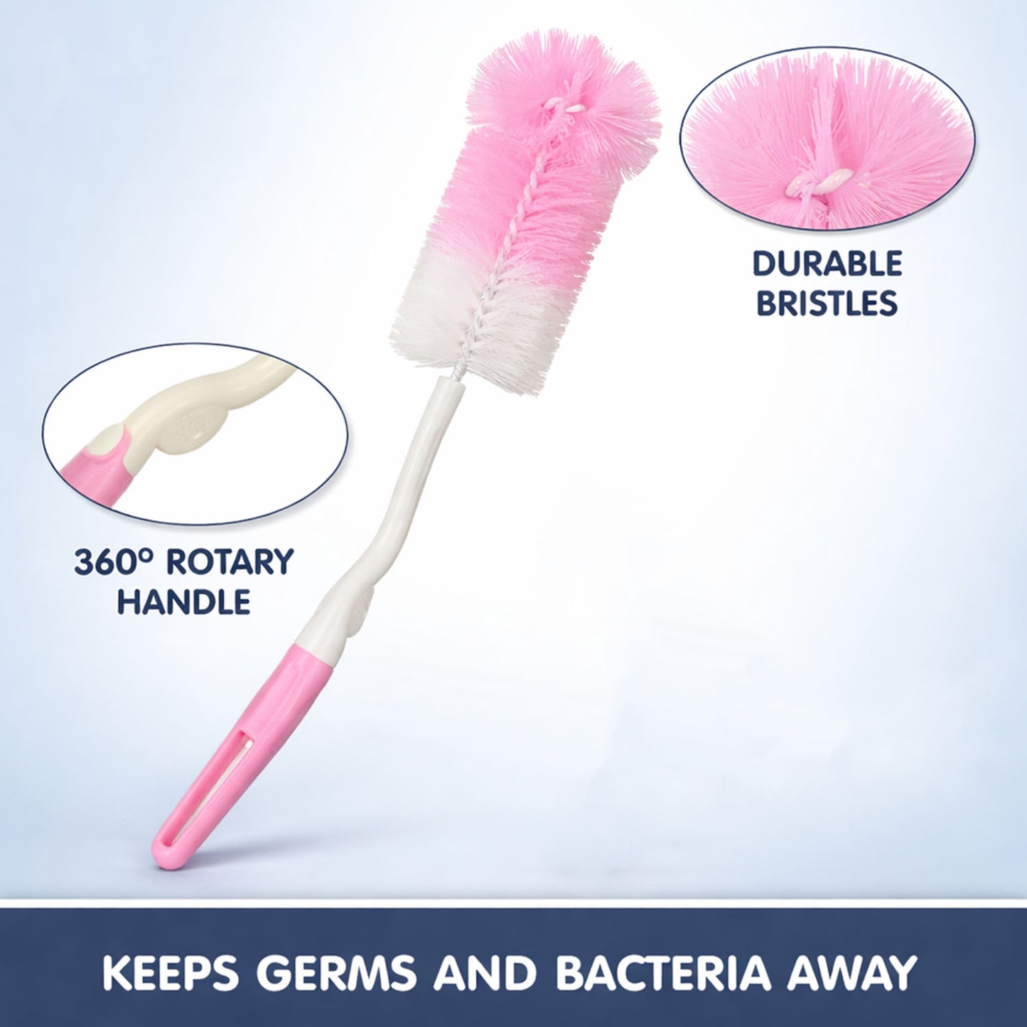 Bottle & Nipple Cleaning Brush handle view