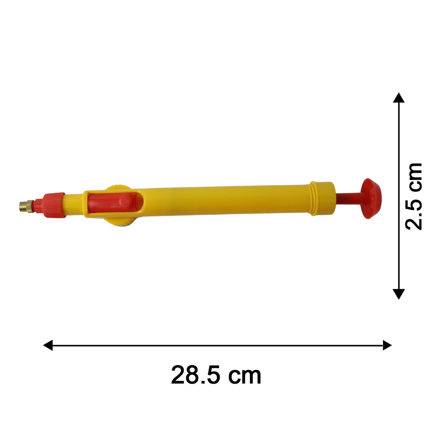 Size comparison of bottle sprayer parts