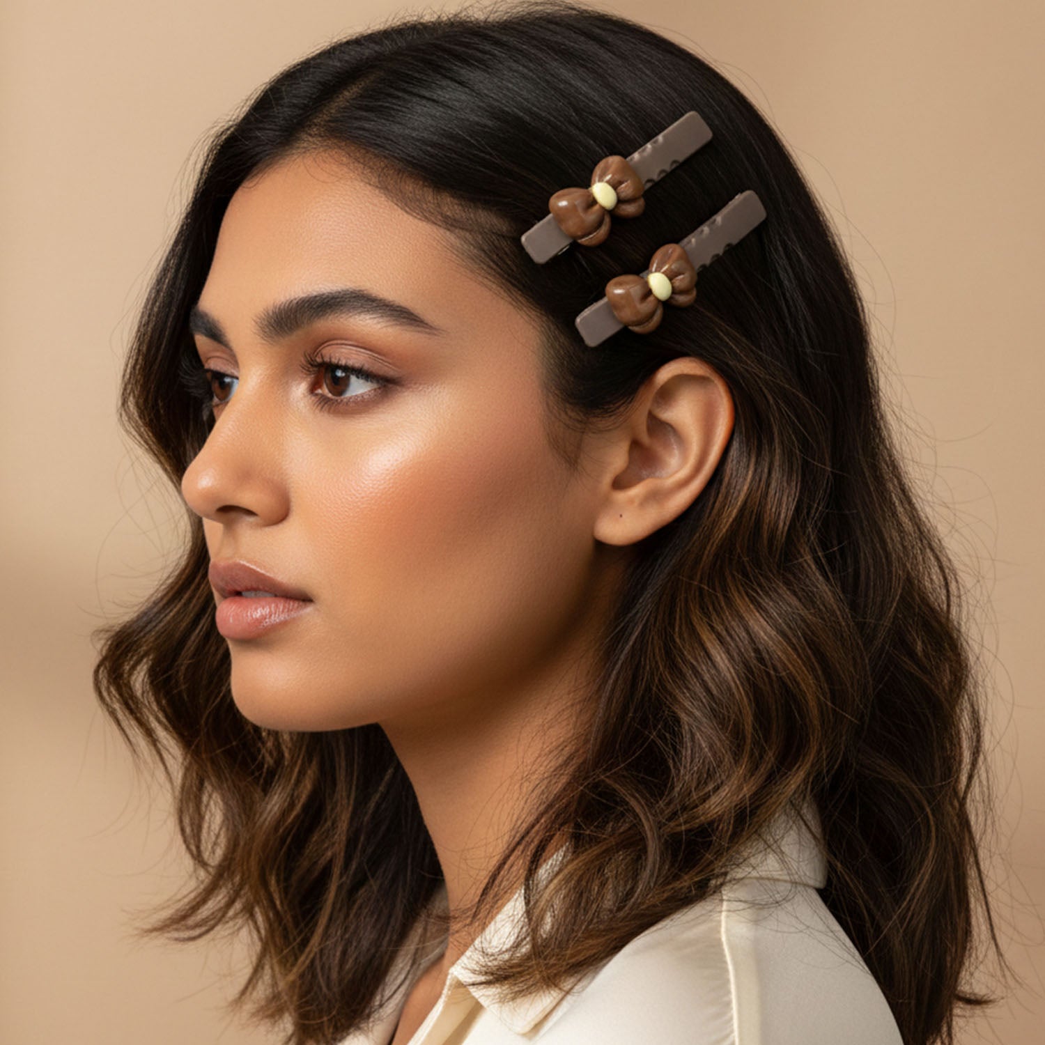 Decorative bow pattern hair pins