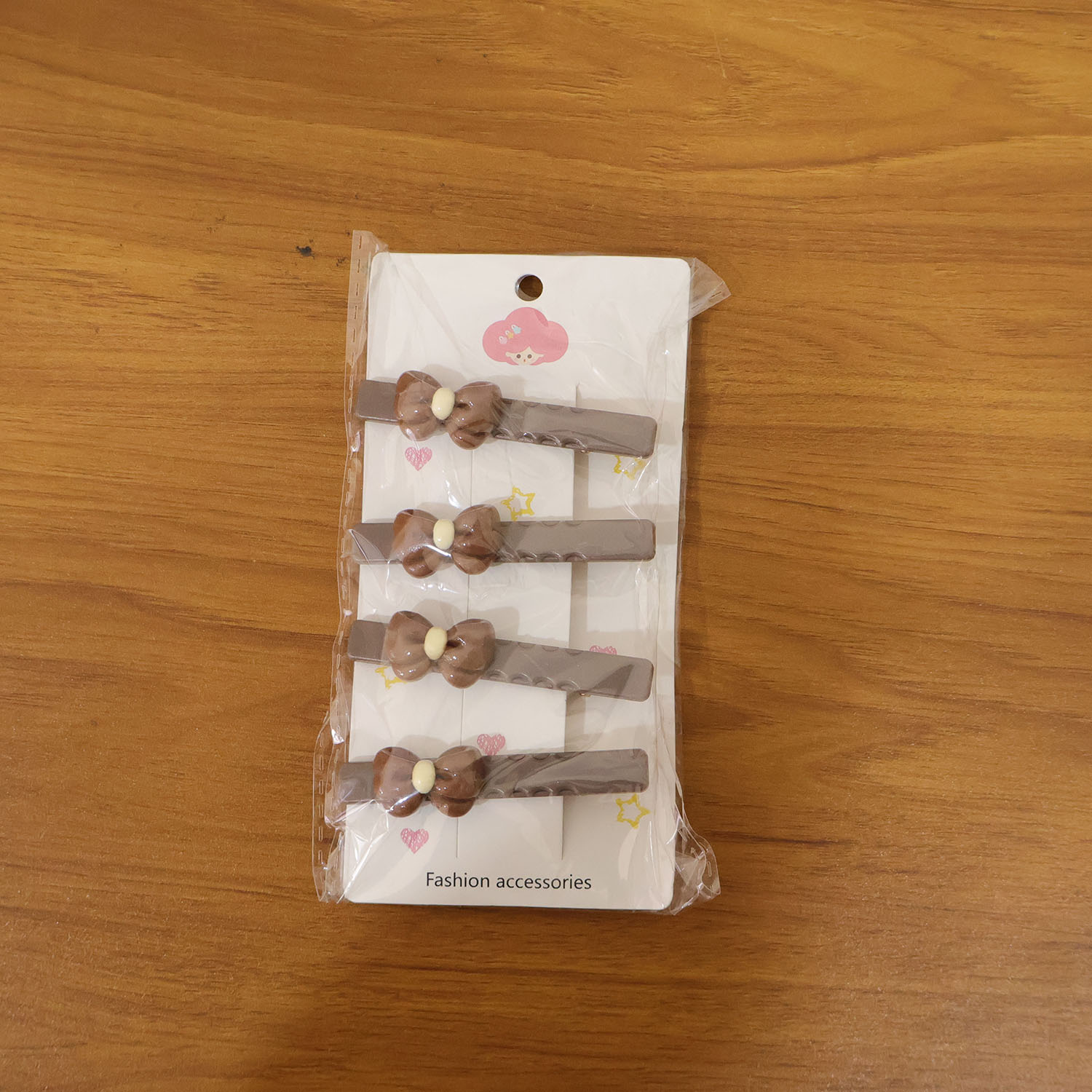 Modern bow hair clip pack