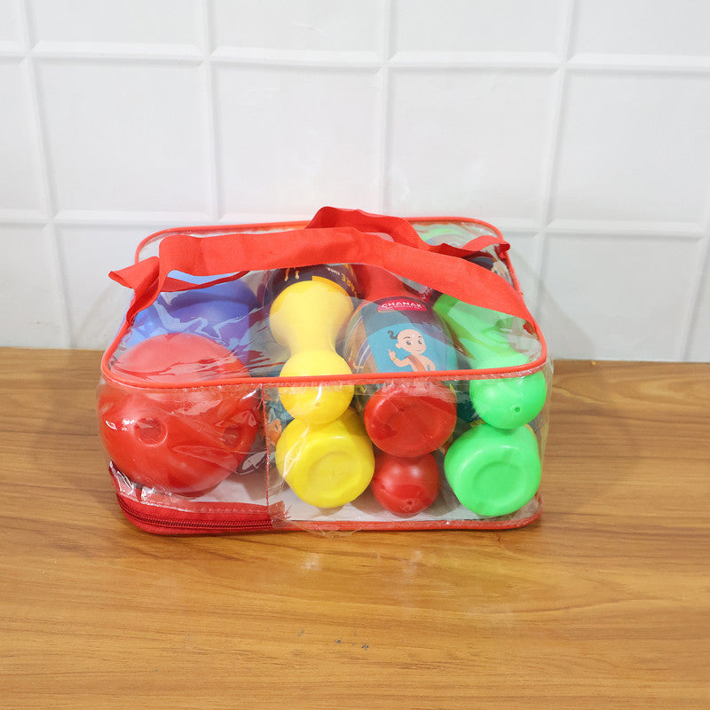 Aditi Kids Plastic Bowling Play Set with Pins & Balls – Indoor Fun Toy for Children