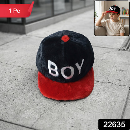 Boys fashion cap side view