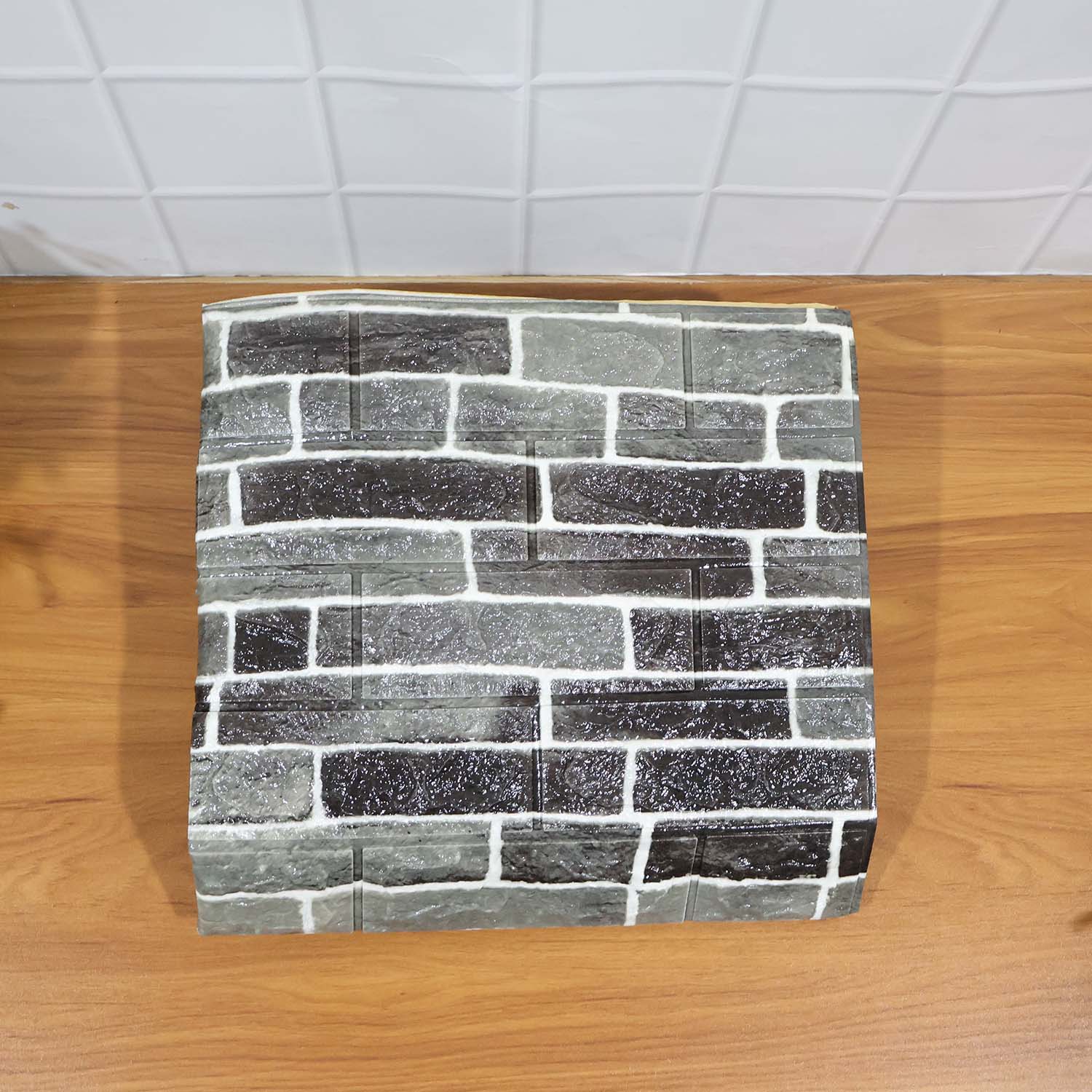 Wallpaper 3D Foam Wallpaper Sticker Panels (78 x 70 Cm / 1 Pc)