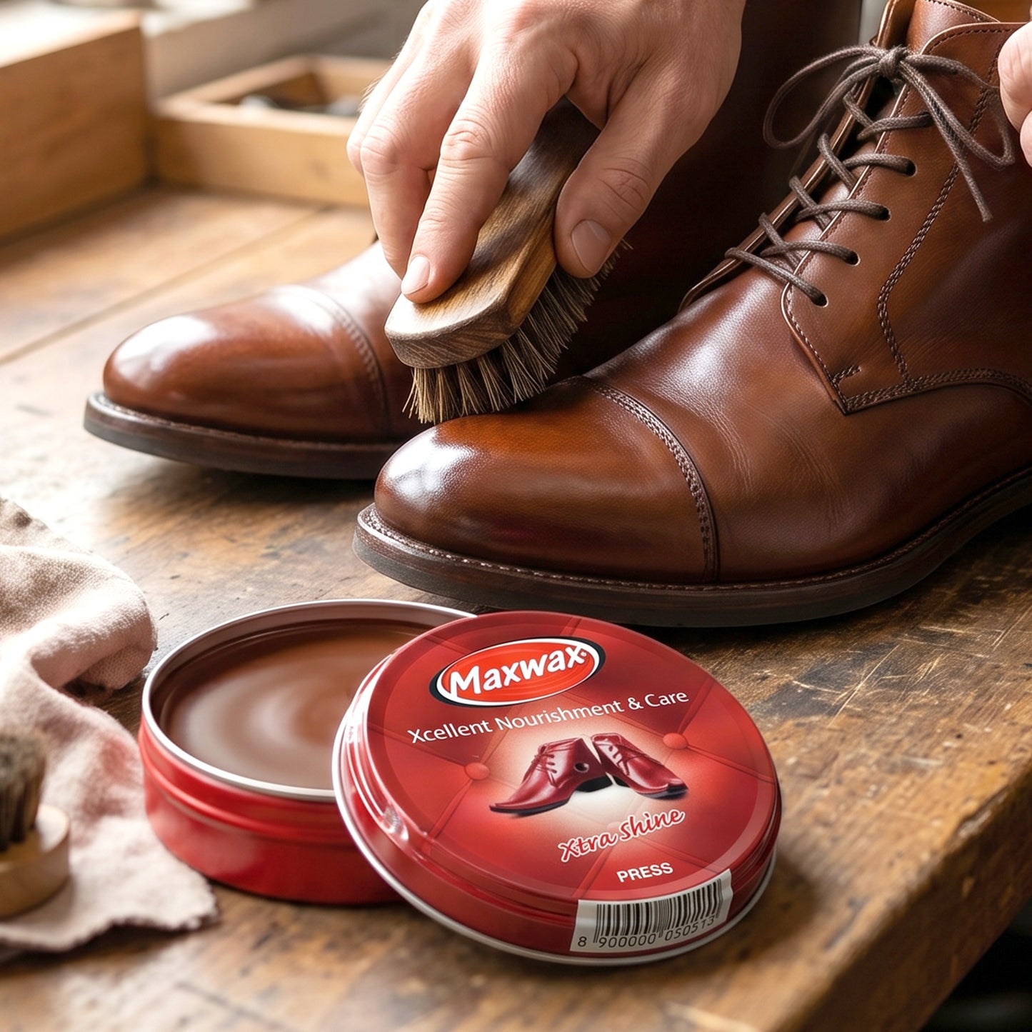 leather shoe care cream