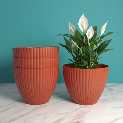 Plastic Flower Pots – Durable Round Planters for Home & Garden | Plant Edge