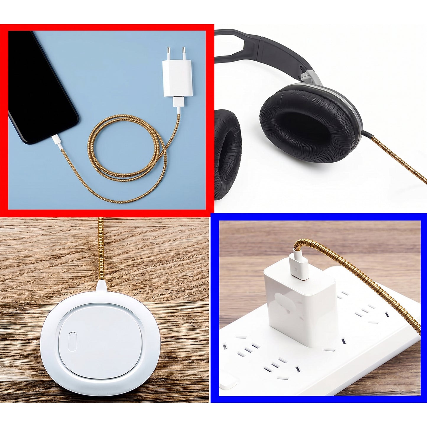 Spiral Cable Protector Sleeve (1 Pc / Mix Color)