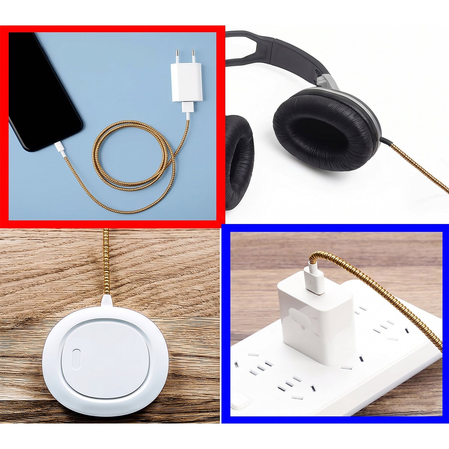 Spiral Cable Protector Sleeve (1 Pc / Mix Color)