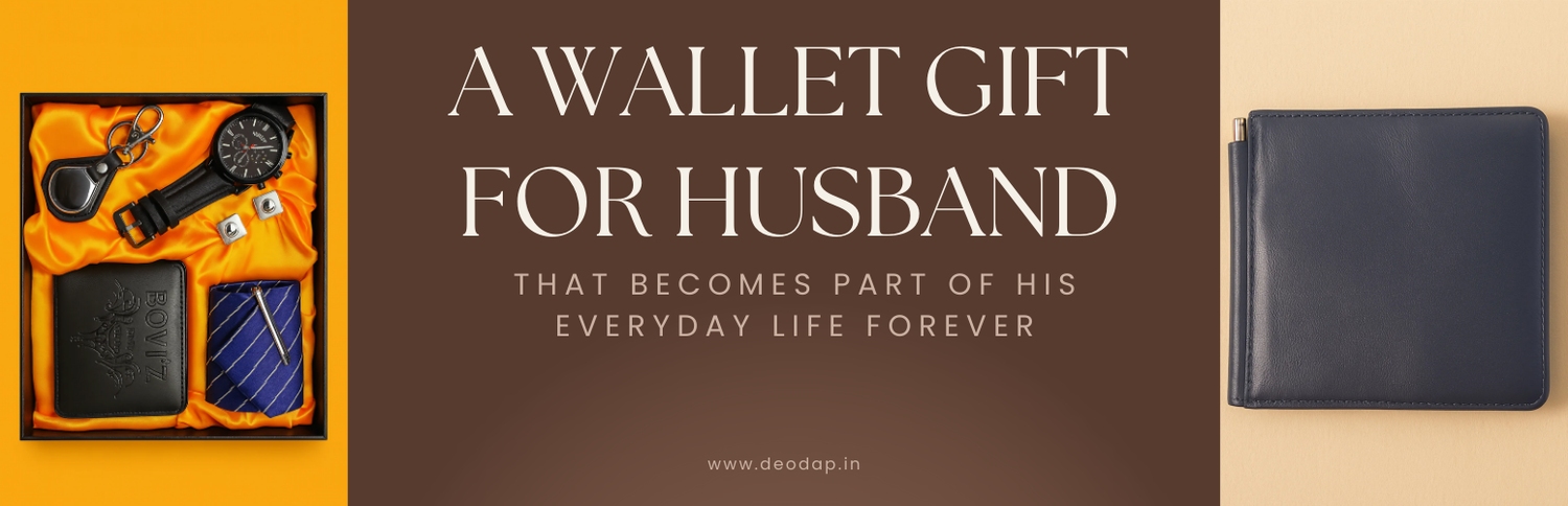A Wallet Gift for Husband That Becomes Part of His Everyday Life Forever