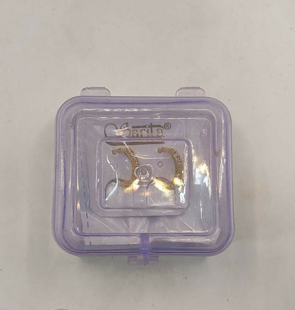 Gold Plated ad bali Dangler Huggie Hoop Earrings for Women for women and girls