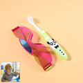 Kids Toothbrush with Fun Panda Design & Sunglasses Toy Set
