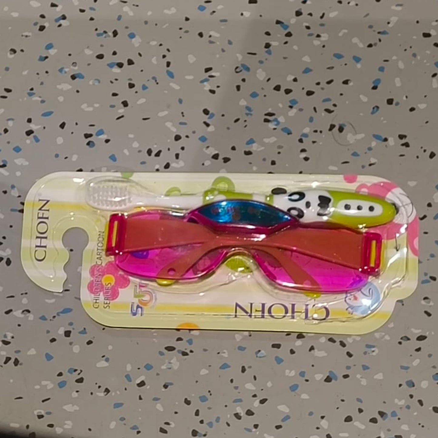 Kids Toothbrush and Sunglasses Toy Set